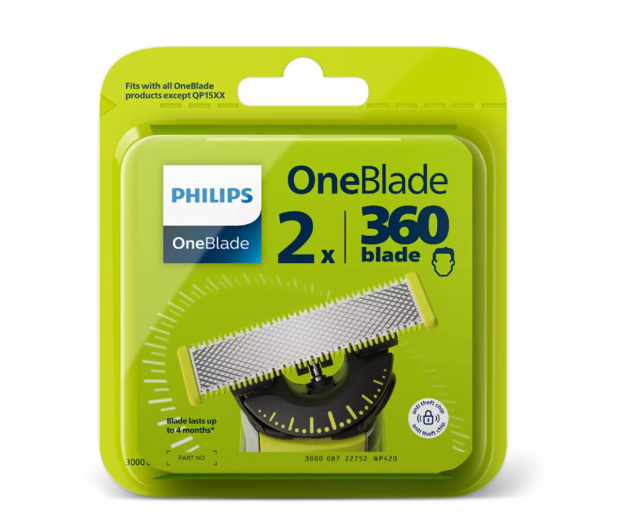 Philips Ostrza wymienne do oneblade QP420/50 2-pack - 1071502 - zdjęcie